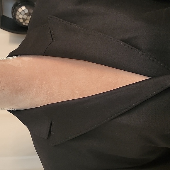 J. Crew Women's Black Super 120's 100% Wool Blazer Jacket 2 Button Size 10 EUC! - Picture 2 of 10